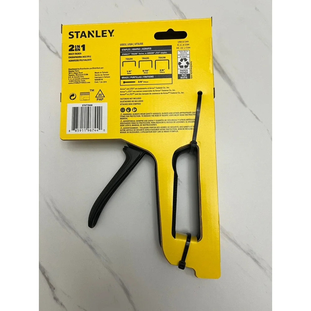 Stanley STHT70440 2-in-1 Multi-Tacker Staple Gun and Brad Nailer - Picture 2 of 6